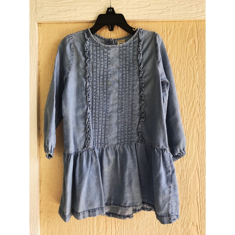 Blue denim dress size 3T little girl